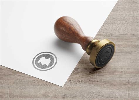 Free Wooden Round Stamp Mockup PSD - Good Mockups