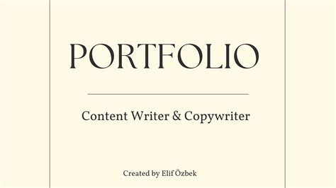 Content Writing Portfolio on Behance