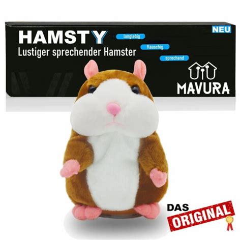 Hamsty Sprechender Hamster Kuscheltier Pl Schtier Stofftier Kinder