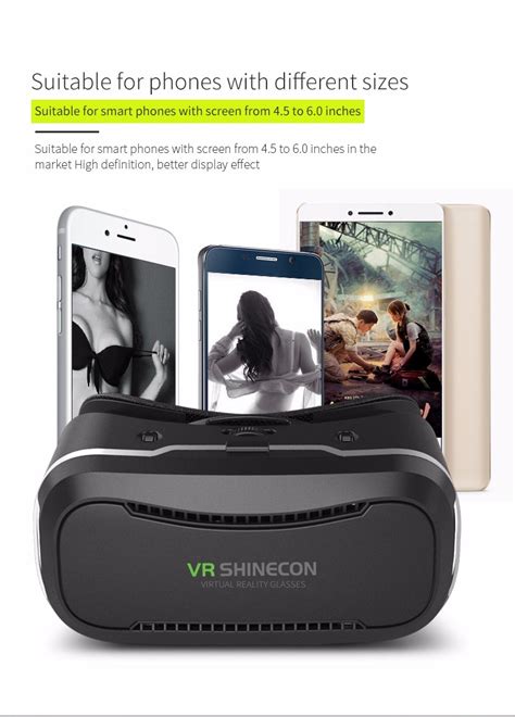 Vr Shinecon 3d Vr Headset Virtual Reality Goggles 3d Vr Glasses