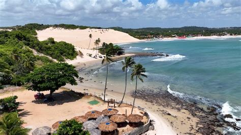 Gua Da Ba A Na Praia De Genipabu No Rio Grande Do Norte No Nordeste