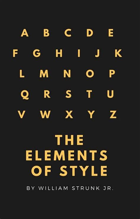 The Elements Of Style Th Edition Active Toc A To Z Classics