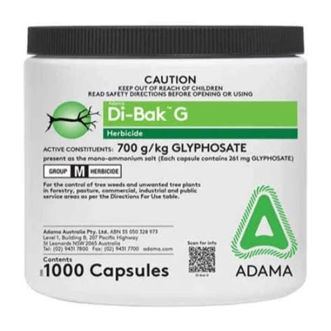 Di Bak G 1000 Herbicide Capsules Nuturf