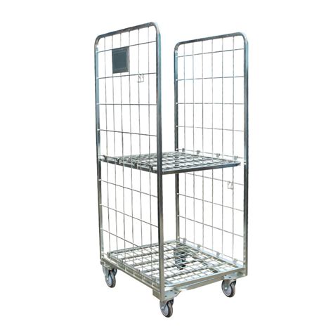 sided roll container custom logistic roll containers material