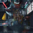 Industrial District Container Yard Cyberpunk Static Battle Map R