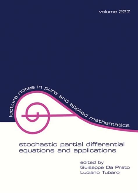 Stochastic Partial Differential Equations And Applications Pchome 24h書店