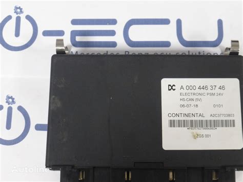 Continental PSM A 0004463746 Control Unit For Mercedes Benz ACTROS