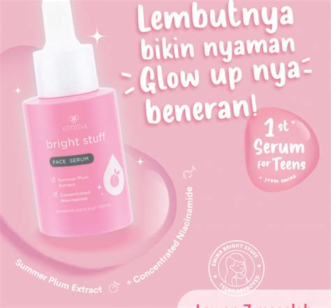 Wajah Cerah Mempesona Dengan Skincare Emina Bright Stuff