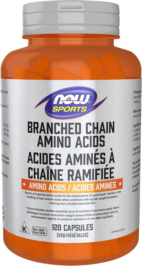 NOW Sports Nutrition Branched Chain Amino Acids With Leucine