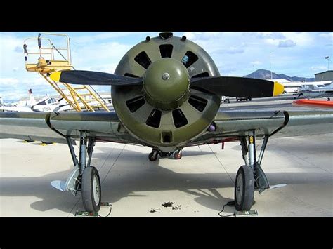 Old Radial Engines Cold Starting Up And Loud Sound 7 World War Wings