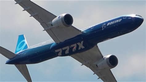 Boeing 777x Display Vertical Takeoff Paris Le Bourget Airshow 2023