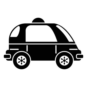 Car Parked Silhouette PNG Free Driverless Car Parking Icon Style