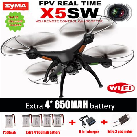 SYMA X5SW RC Drone 4CH 2 4G FPV Model Rc Helicopter With 2 0MP HD