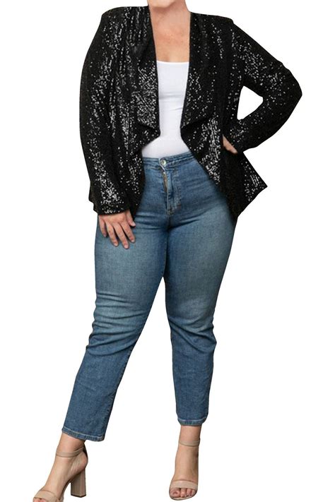 Designer Plus Size Sequin Jacket Sequin Jackets Kyle X Shahida Kyle X Shahida