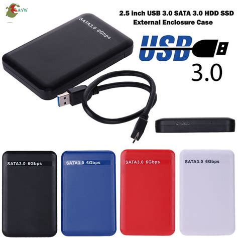 กล่องusb 3 0 Sata ฮาร์ดไดรฟ์ภายนอก 3 Tb 6 Gbps Hdd Ssd Disks Box Shopee Thailand