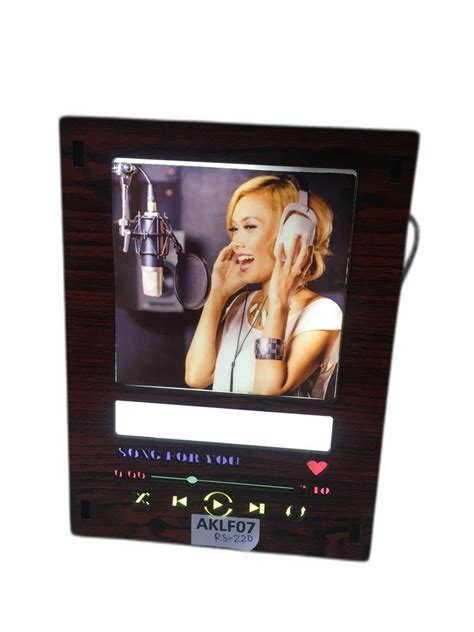 Wooden Black Sublimation Photo Frame For Gift Size Inch L W