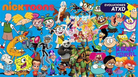 Evolución De Nicktoons 1991 2022 Atxd ⏳ Youtube