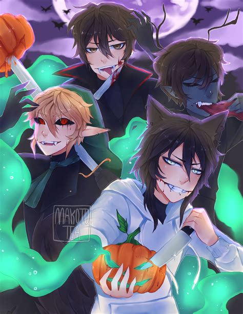 Creepypasta Fanart Halloween Redraw By Makototea On Deviantart