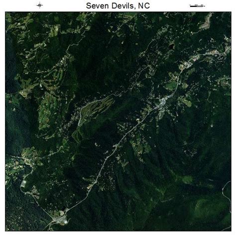 Aerial Photography Map of Seven Devils, NC North Carolina