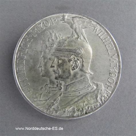 Deutsches Reich Mark Friedrich I Wilhelm Ii Gedenkm Nze Nes