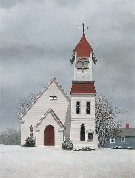 Pigeon Cove Chapel Painting by David Knowlton - Fine Art America