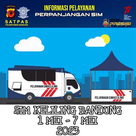 Jadwal Sim Keliling Kota Bandung Mei Mei