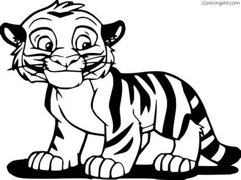 25 Free Tiger Coloring Pages for Kids and Adults - Blitsy