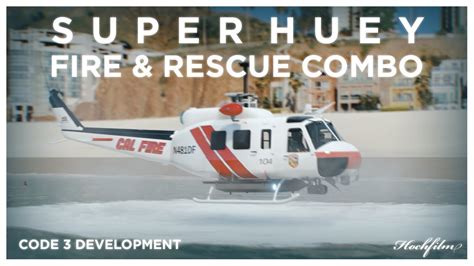 Uh 1y Venom Super Huey Fire And Rescue Combo • Code 3 Development