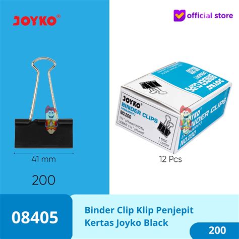 Jual Binder Clip Klip Penjepit Kertas Joyko Black Ukuran 105 260