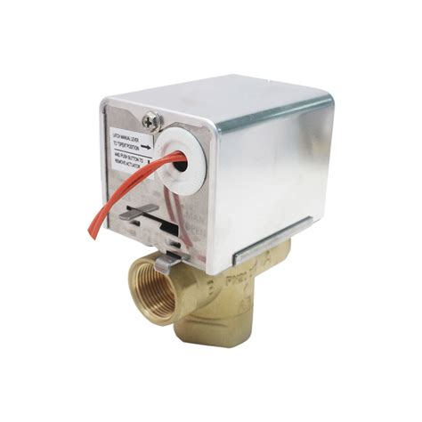 Electric Zone Valves Way Way Stainless Actuator Brass Valve Body