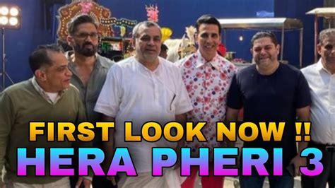 Hera Pheri 3 First Look Out Now Akshay Kumar Suniel Shetty Paresh