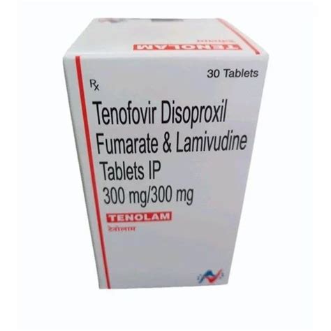 300 Mg Tenofovir Disoproxil Fumarate Lamivudine Tablet 30 Tablets Treatment To Treat Hiv At