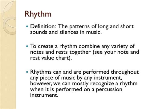 Elements Of Music There Are Several Key Elements Of Music When