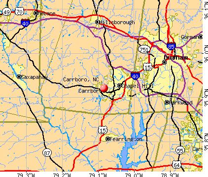 Carrboro, North Carolina (NC 27510, 27516) profile: population, maps ...