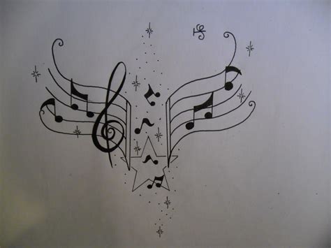 music notes tattoo design by tattoosuzette on DeviantArt