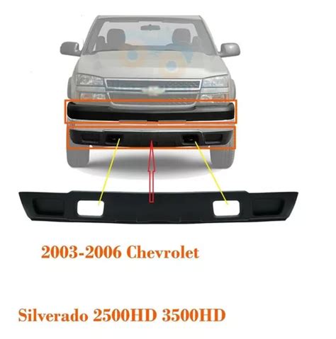 Lip Inferior Defensa Silverado Cheyenne 2003 A 2006 Envío gratis