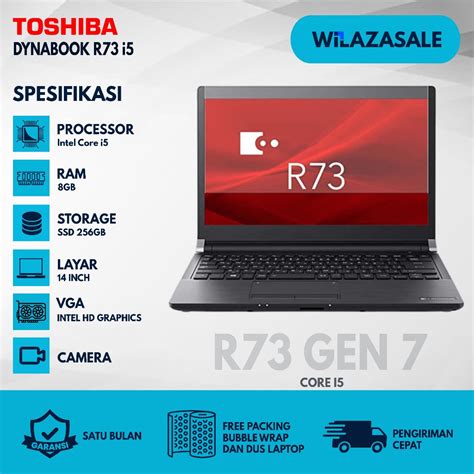 Jual Laptop Tangguh Toshiba Dynabook R73 Core I5 Shopee Indonesia