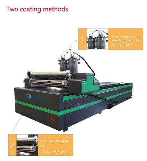 Automatic Uv Varnish Coating Machine For Wood Fiber Board Pvc Kt Board