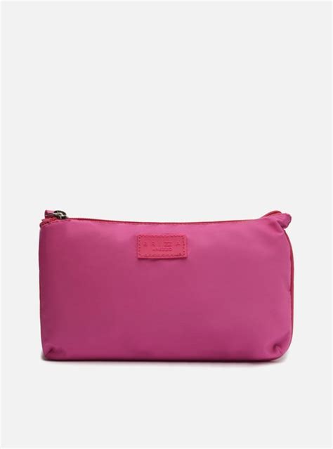 Clutch Rosa Nylon Lizza Pequena Brizza Arezzo