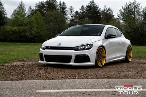 VW Scirocco R Slammed On Vossen Wheels Autoevolution