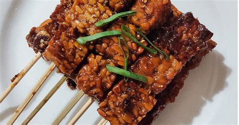 Resep Sate Tempe Bakar Cocok Untuk Diet Oleh Choirun Nisa Cookpad