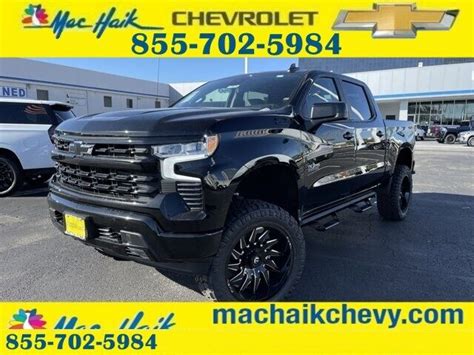 2023 Chevrolet Silverado 1500 Rst 17 Miles Black Crew Cab Gas V8 5.3l ...