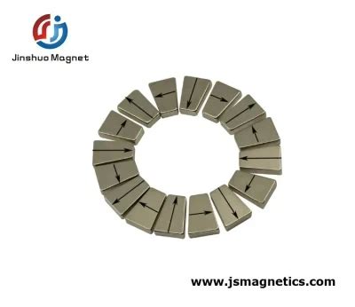 Buy Motor Magnet Segment Shape Neodymium Halbach Array Assembly From