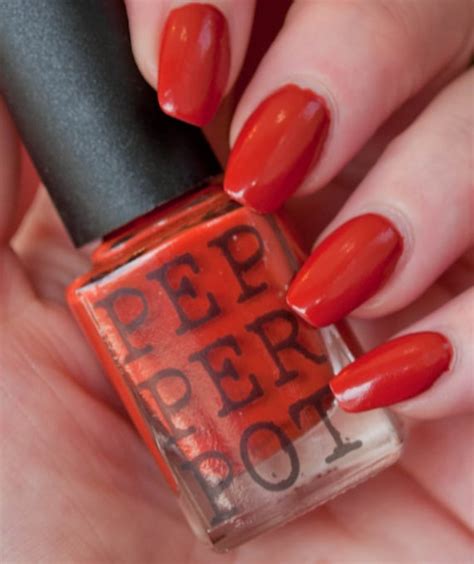 Burnt Orange Nail Polish 5 Free Nail Polish by PepperPotPolish