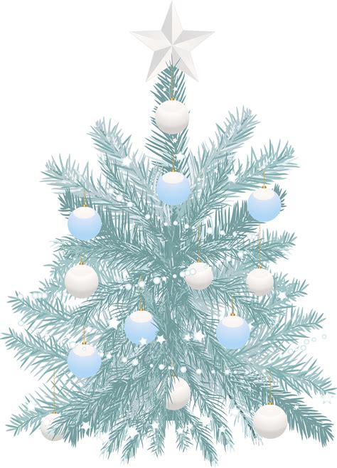 Download Transparent Blue Christmas Tree Png Download - Transparent ...