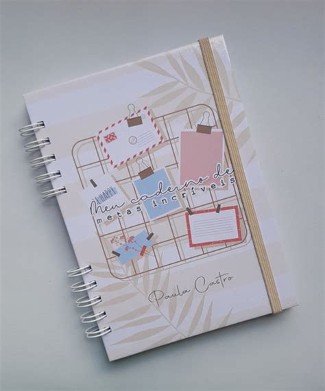 Caderno De Metas Personalizado A5 Elo7 Produtos Especiais