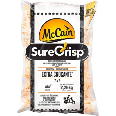 Batata Mccain Mm Surecrisp Pcte Kg Pc Monte Carlo Alimentos