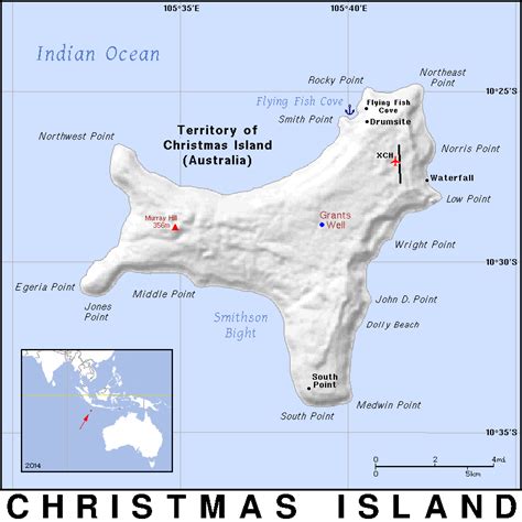 Cx · Christmas Island · Public Domain Maps By Pat The Free Open