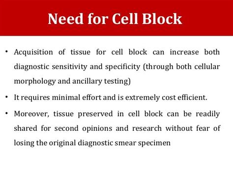 Cell Block In Cytology