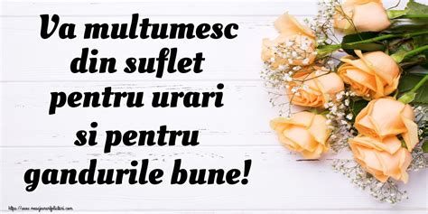 Felicitari De Multumire Va Multumesc Din Suflet Pentru Urari Si